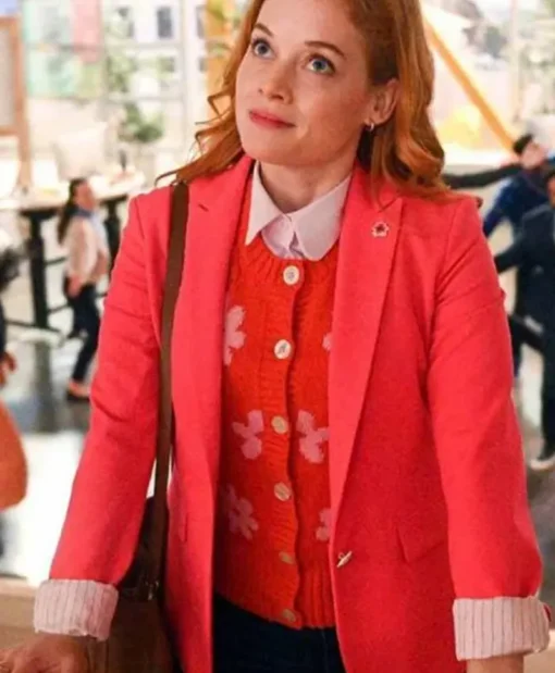 Zoeys Extraordinary Playlist Red Jane Levy Blazer
