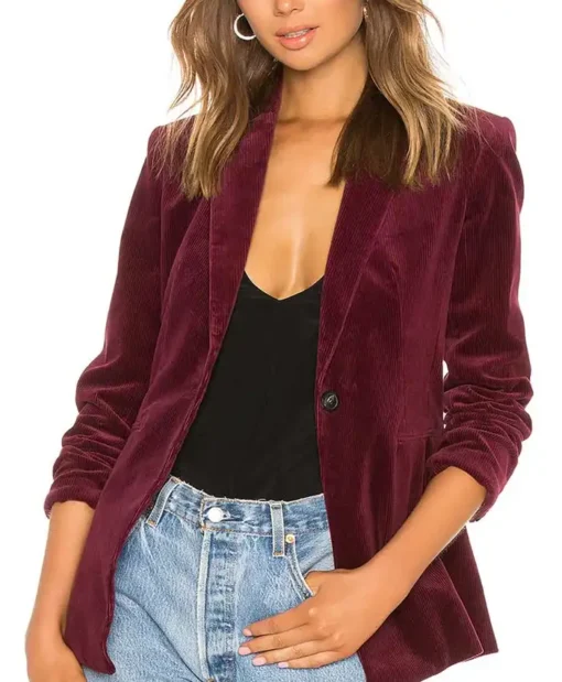 Zoeys Extraordinary Playlist Zoey Clarke Maroon Blazer
