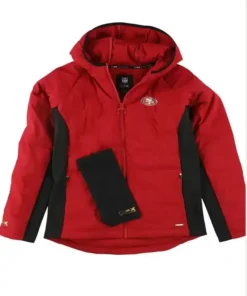 Zola Swift San Francisco 49ers Red Hooded Jacket