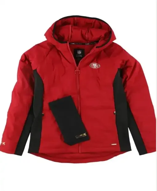 Zola Swift San Francisco 49ers Red Hooded Jacket