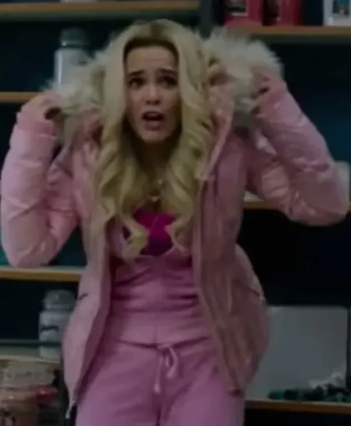 Zombieland Double Tap Madison Pink Shearling Jacket