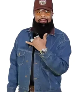 iHeartRadio Music Awards 2024 Blanco Brown Denim Jacket