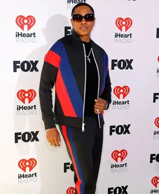 iHeartRadio Music Awards Jessica Betts Vintage Bomber Jacket