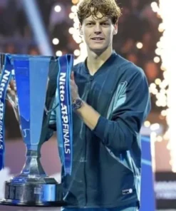 2024 ATP Finals Jannik Sinner Blue Track Jacket
