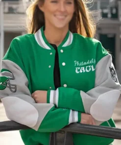 90’s Philadelphia Eagles Letterman Varsity Jacket