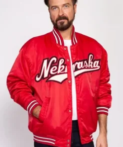 90’s University Of Nebraska Red Jacket