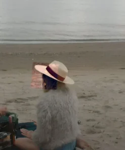 Ann Chosen Family Heather Graham Grey Faux Fur Jacket For Men And Women