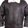 B-3 Aviator Shearling Fur Sheepskin Leather Jacket
