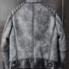 B-3 Grey Shearling Jacket