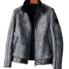 B-3 Grey Shearling Jacket