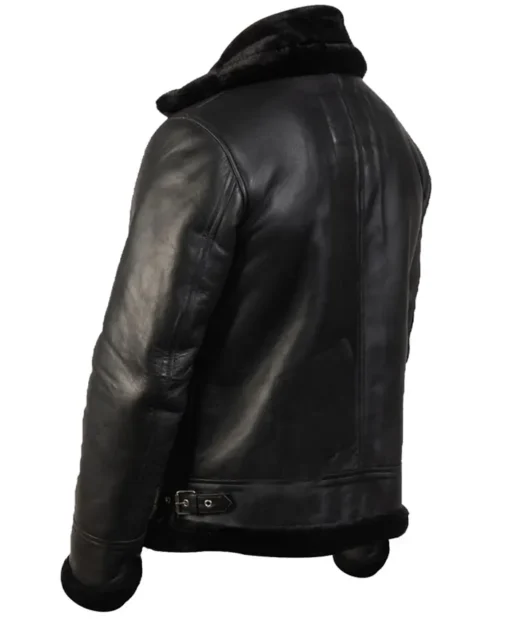 B-3 Leather Black Jacket
