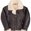 B-3 Sheepskin Hooded Jacket