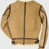 B-3 Tan Leather Suede Jacket