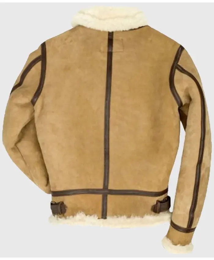 B-3 Tan Leather Suede Jacket