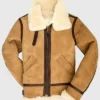 B-3 Tan Suede Leather Jacket