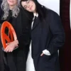 Billie Eilish Glamour Women Of The Year Event Oversize Pinstriped Black Blazer For Unisex