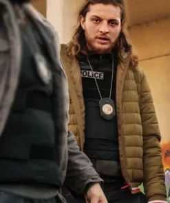 Blood Coast S01 Idir Azougli Brown Puffer Jacket