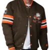 Browns Starter Black Varsity Jacket