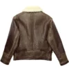 Buy B-3 AN-J-4 Brown Sheepskin Leather Shearling Fur Jacket For Men And Women