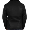 Buy B-3 Black Sheepskin Leather Shearling Fur Jacket For Men And Women