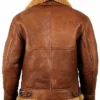 Buy B-3 Brown Aviator Shearling Fur Leather Jacket For Men And Women