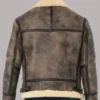 Buy B-3 Sheepskin Leather Shearling Fur Brown Jacket For Men And Women