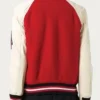 Buy Coach Red And Off-White Letterman Varsity Jacket For Men And Women