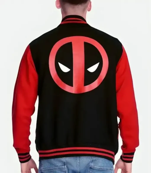 Buy Deadpool Red And Black Letterman Varsity Jacket For Men And Women
