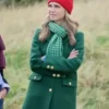 Buy Fiona Gubelmann TV-Series Tis the Season to Be Irish Green Wool Coat For Unisex