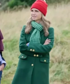 Buy Fiona Gubelmann TV-Series Tis the Season to Be Irish Green Wool Coat For Unisex