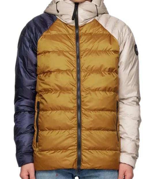 Buy Good Morning America Alex Perez Colorblock Puffer Hooded Jacket For Unisex