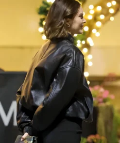 Buy Kendall Jenner Sabrina Carpenter Concert Black Leather Jacket For Men And Women