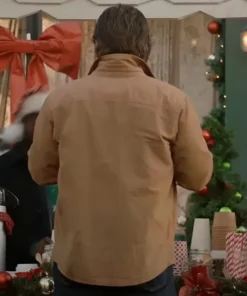 Buy Nick B. Santa Tell Me Christopher Russell Brown Cotton Jacket For Men And Women