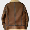 Buy Now Brown B-3 Shearling Fur Aviator Leather Jacket For Men And Women