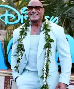 Buy Now Dwayne Johnson Moana 2 World Premiere White Suit For Men And Women