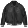 Buy Now Stegaro Legends Bomber Black Leather Jacket For Men And Women