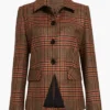 Buy Now The Today Show Hoda Kotb Brown Plaid Blazer For Men And Women