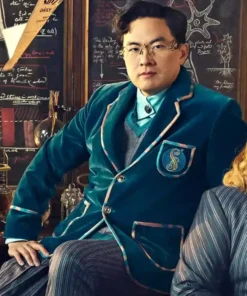 Buy Pfannee Movie Wicked 2024 Bowen Yang Blue Blazer For Men And Women