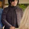 Buy Sarah Greene Bad Sisters Season 02 Bibi Garvey Grey Hooded Quilted Jacket For Unisex