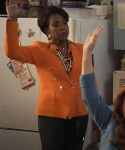 Buy Sheryl Lee Ralph Abbott Elementary Season 04 Barbara Howard Orange Blazer For Unisex