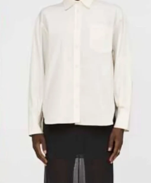 Buy The Kelly Clarkson Show Sarah Paulson White Oversized Shirt For Unisex