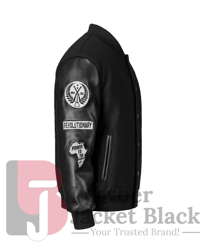 Shop Now Black Panther Party Letterman Varsity Jacket
