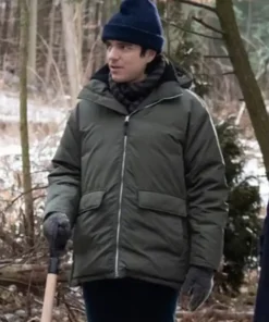 Celebrity Felix Bell TV Series In The Dark S02 Green Jacket