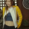 Celebrity Joey Yung Ride On 2023 Yellow Cropped Jacket