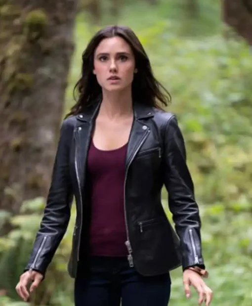 Charmed Poppy Drayton Real Leather Jacket