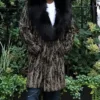 Chocolate Brown Persian Lamb Fur Coat