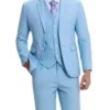 Classical Light Blue Wedding Suit