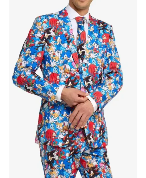 Dames Sonic The Hedgehog Slim Fit Suit