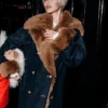 Delilah Belle Hamlin Frame Cocktail Party Blue Coat