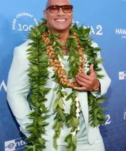 Dwayne Johnson Moana 2 World Premiere White Suit